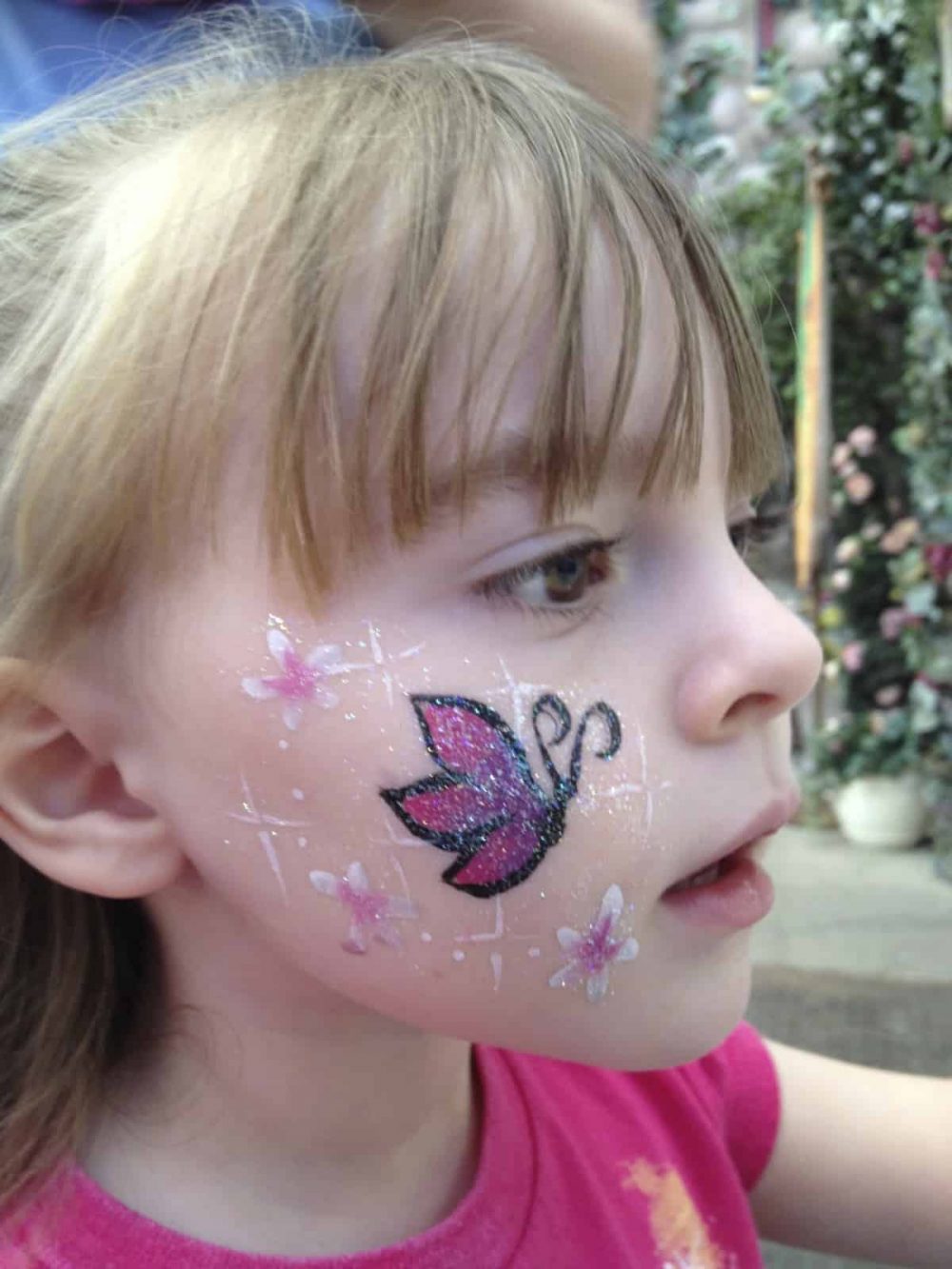 Face painting at Disneyland