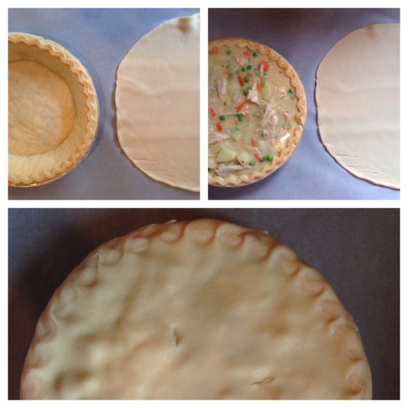 Filling the pie shells