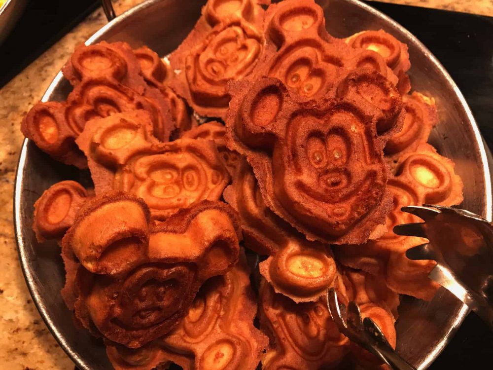 What is a trip to Disneyland without a Mickey Waffle?