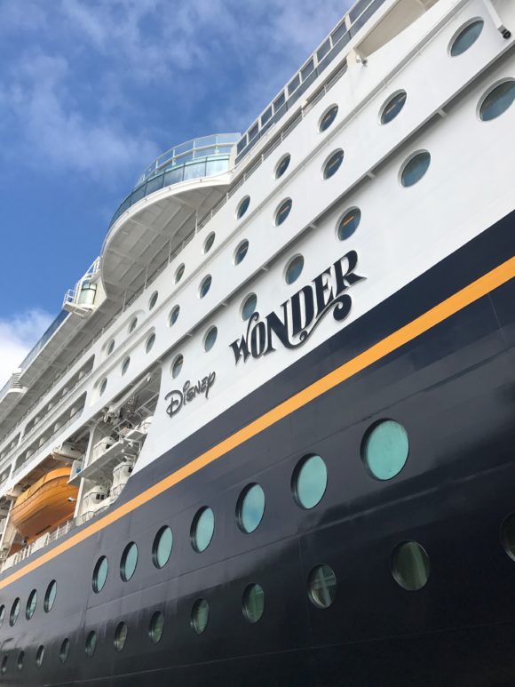 The Disney Wonder Cruise Ship