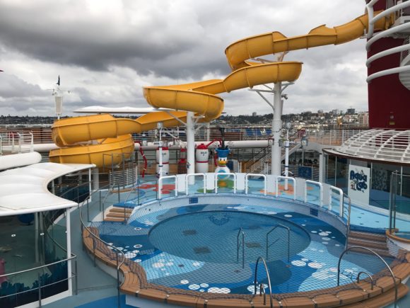 Waterslide on the Disney Wonder