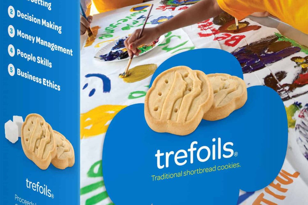 girl scout cookies trefoils