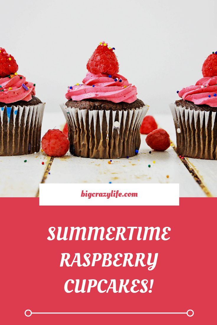 raspberry cupcakes