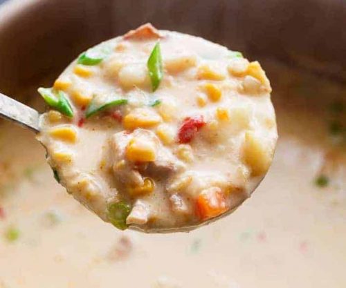 Corn Chowder Soup in the Instant Pot