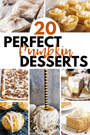 pumpkin dessert recipes
