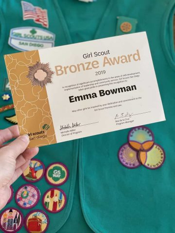 Girl Scout Bronze Award Project