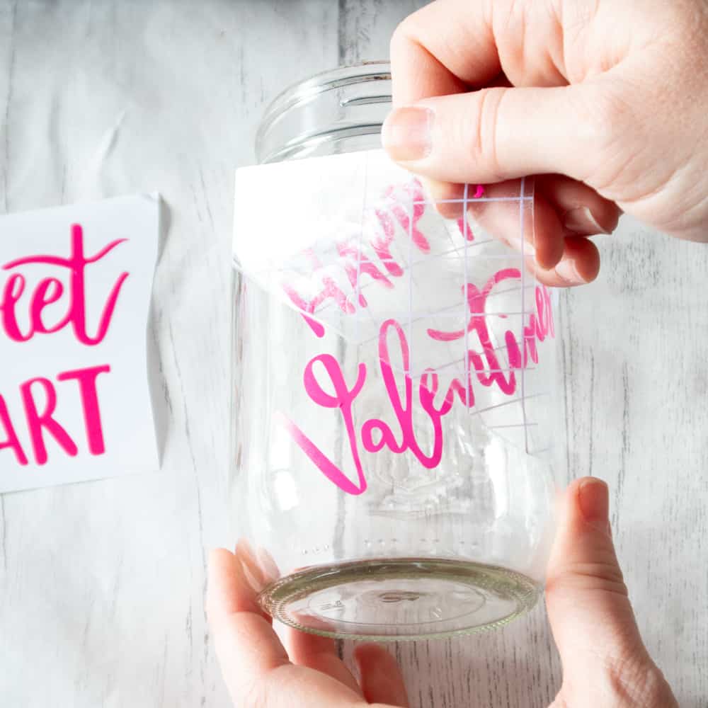 Cricut jar project