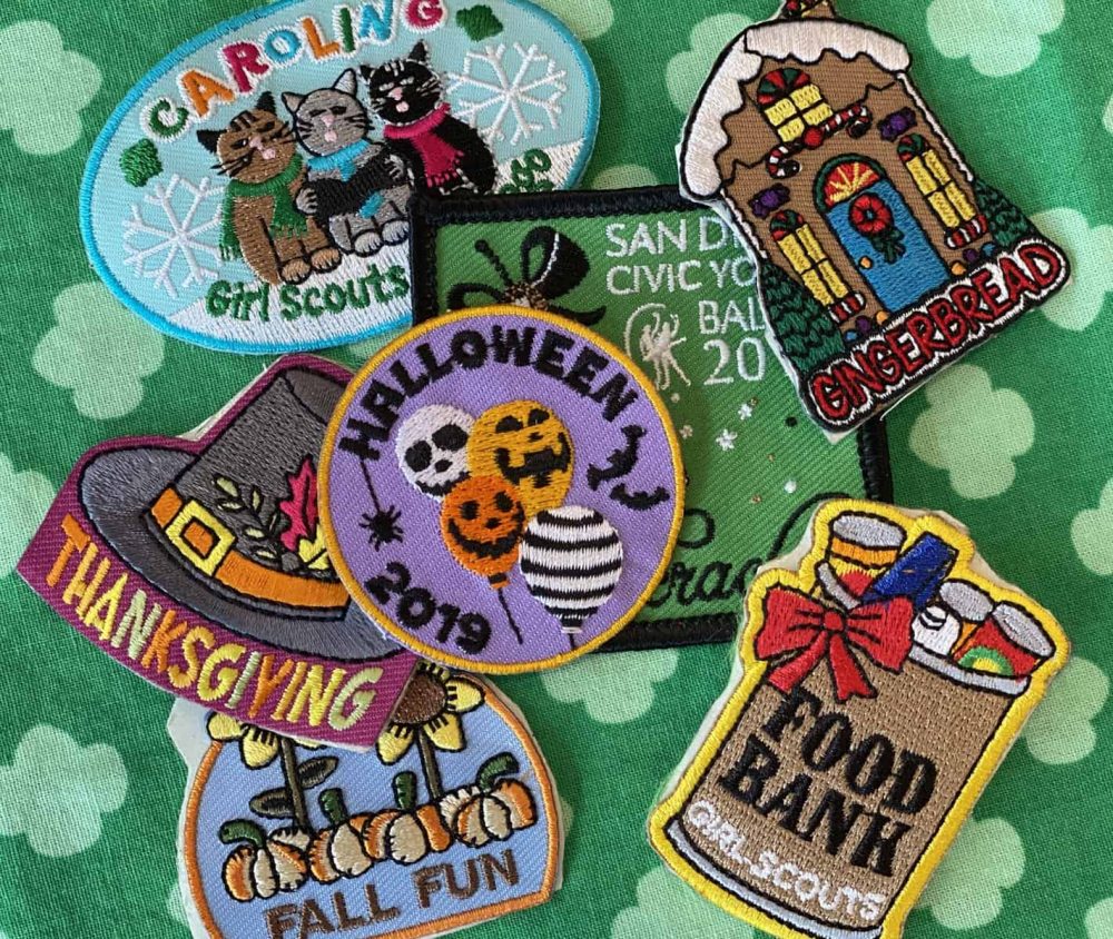 How do you earn Girl Scout fun patches?