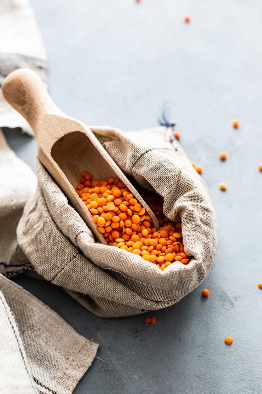 lentils in a bag