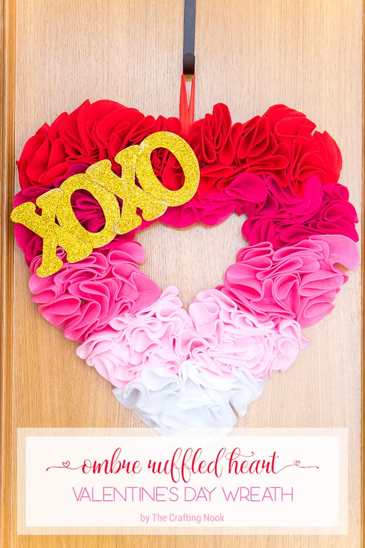 Valentine's Day Wreath: A Red Burlap Heart with a Couple's Monogram