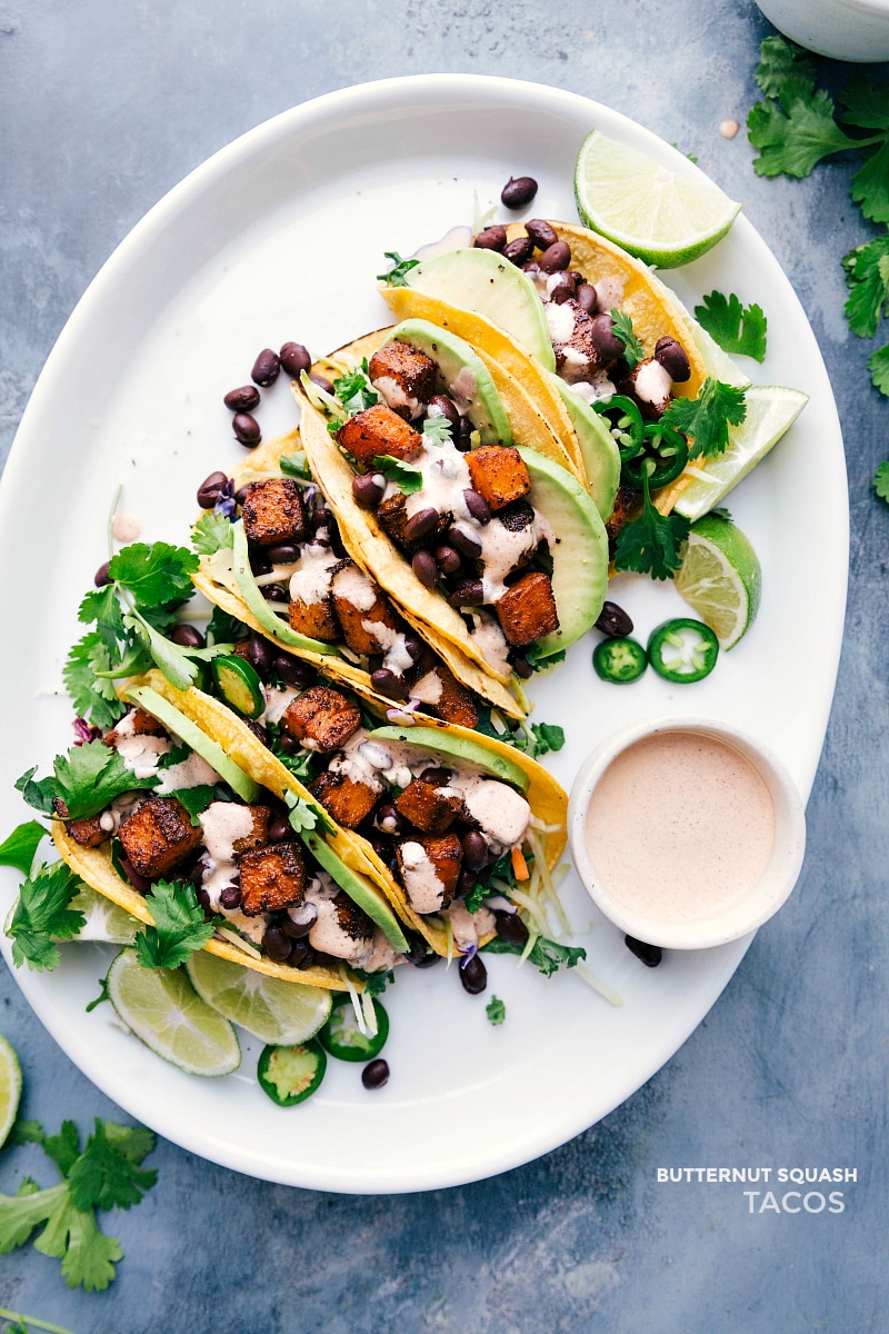 butternut squash tacos