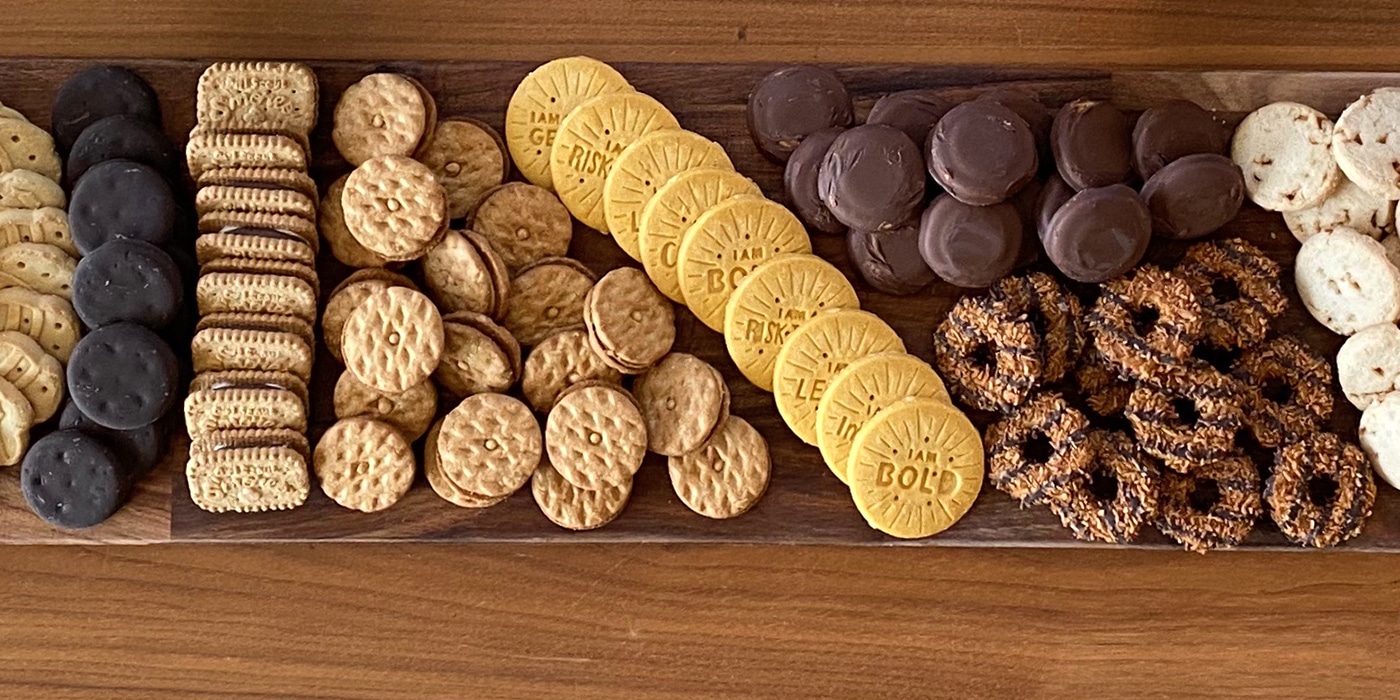 Girl Scout Cookie taste test