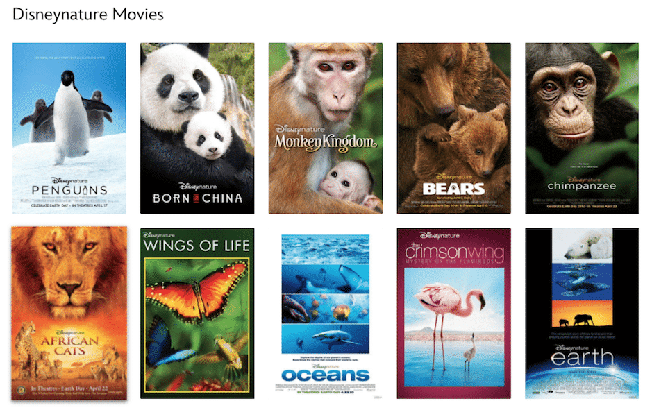 Disneynature movies