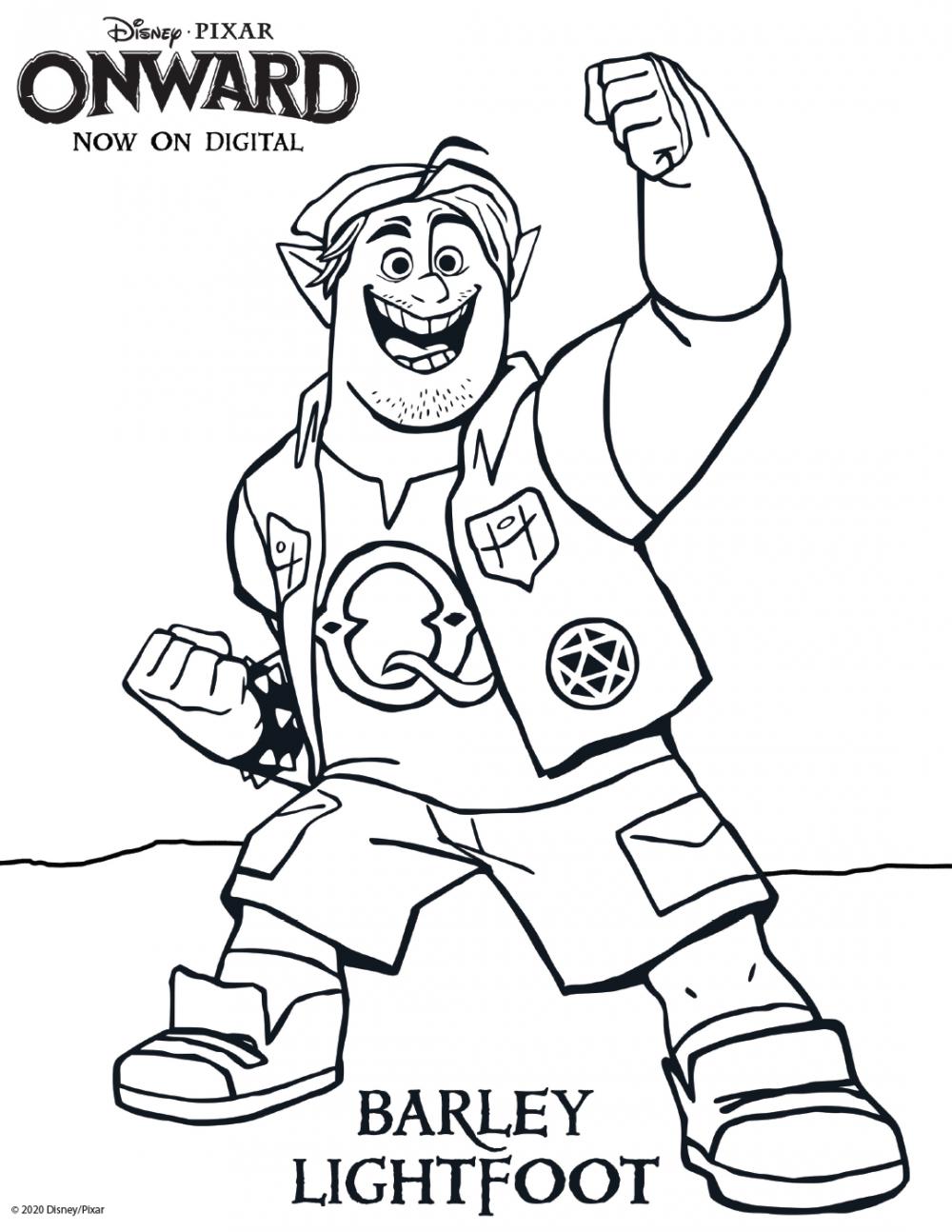 Onward coloring sheet: Barley