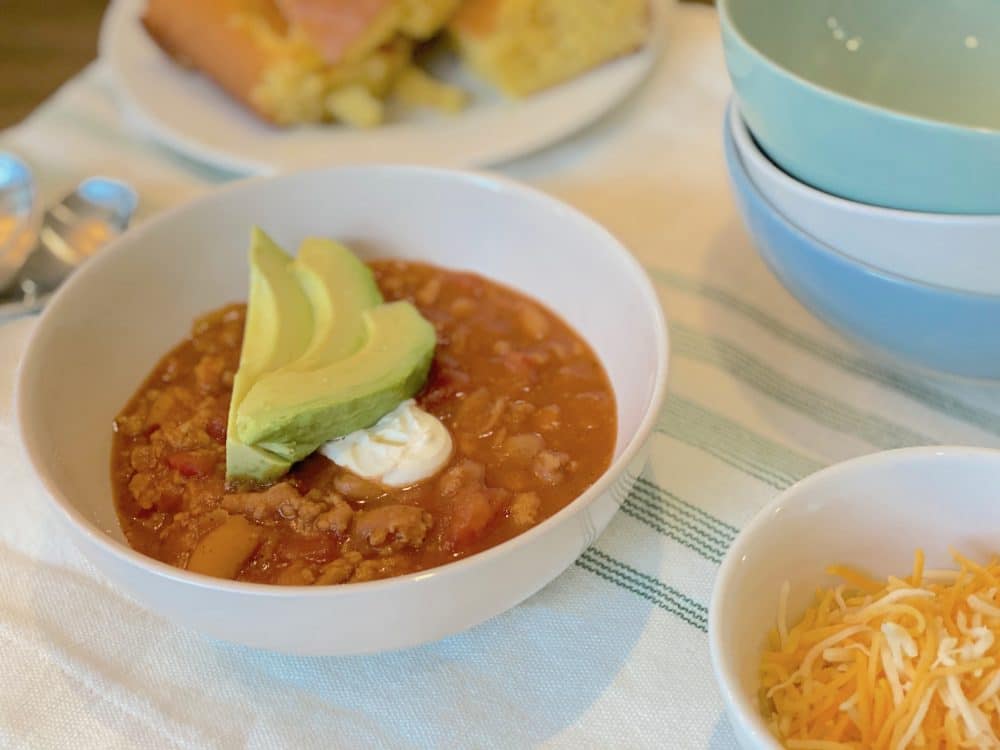 white bean chili