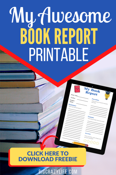 book report printable