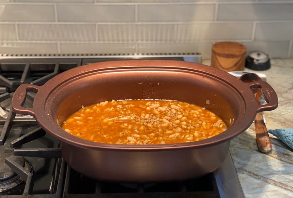 simmering chili