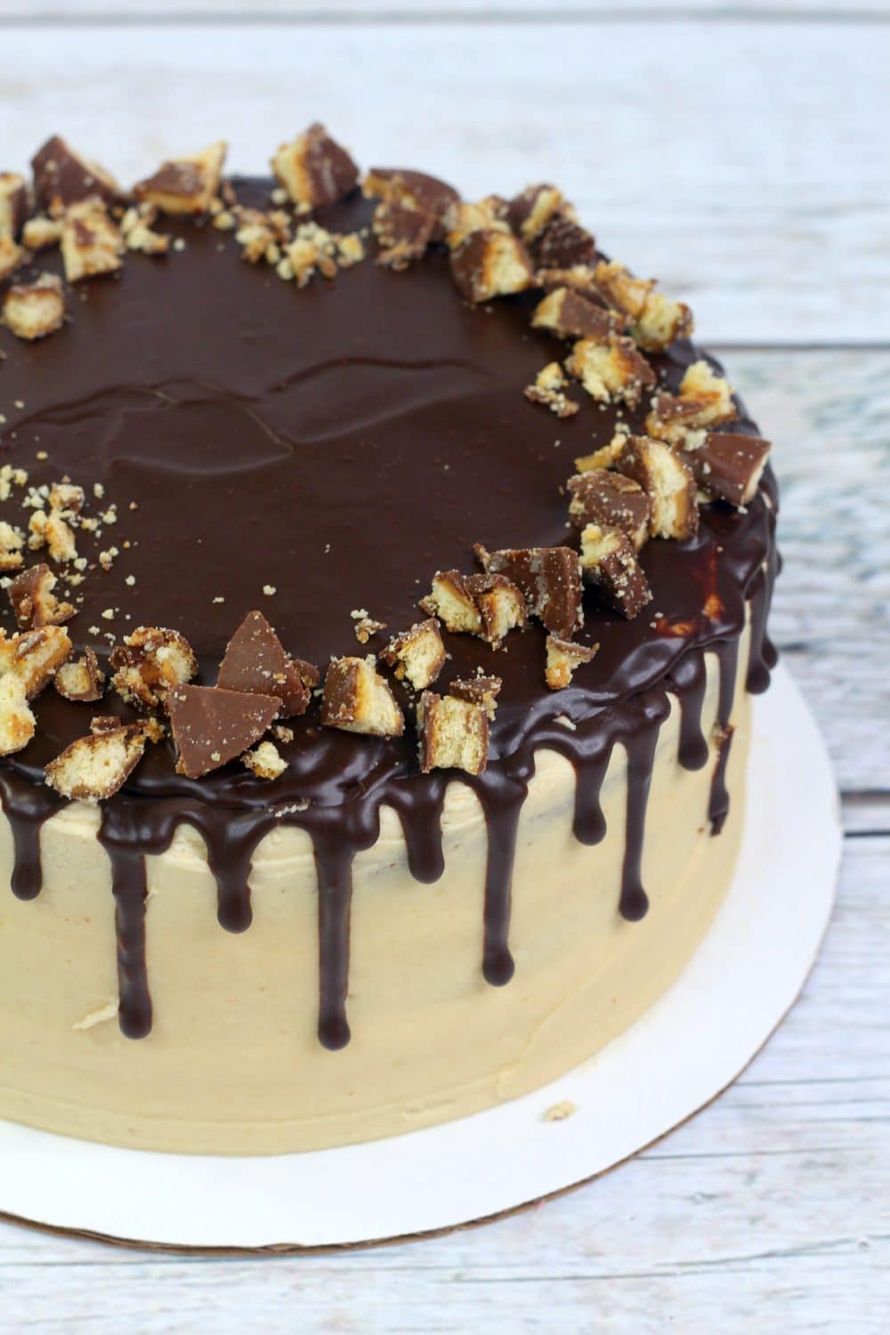 Girl Scout cookie cake