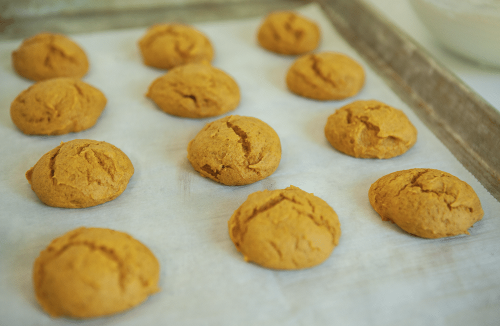 baked pumpkin cookies