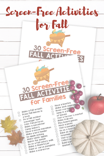 list of fall activities