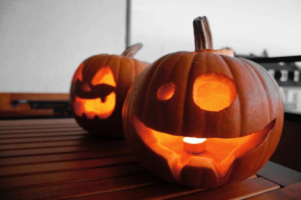 carved pumpkins