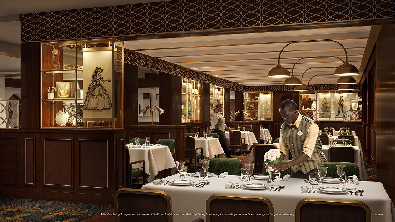 1923, a family dining experience aboard the Disney Wish