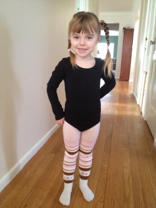 Emma taking ballet